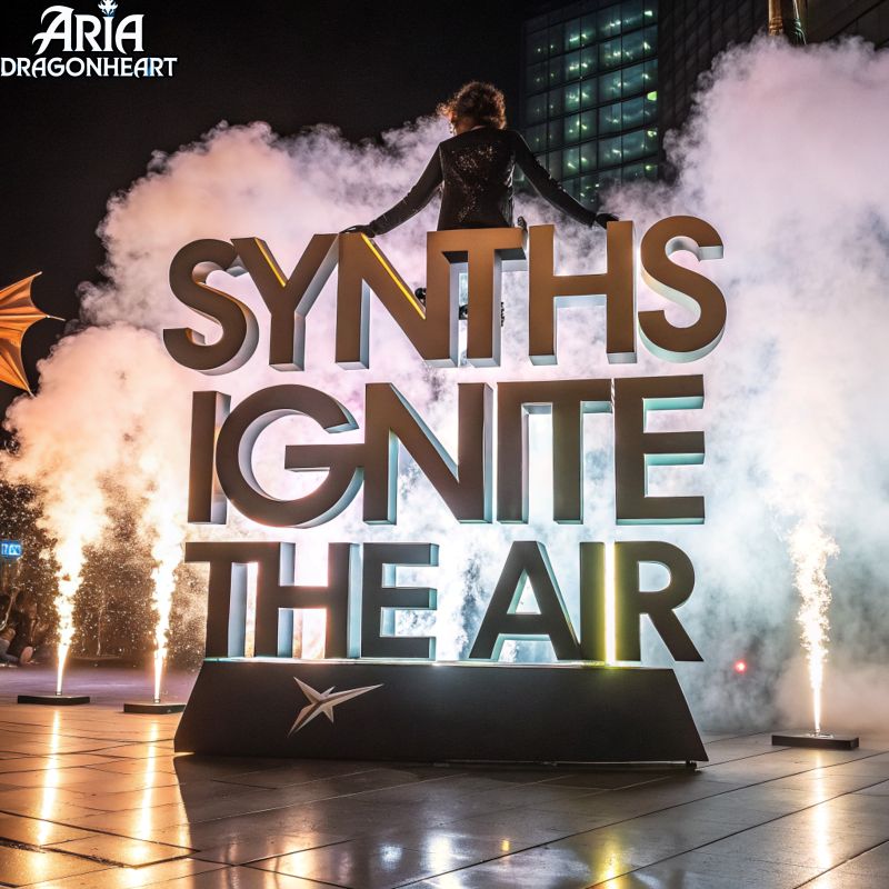 Cover of Synths ignite the air